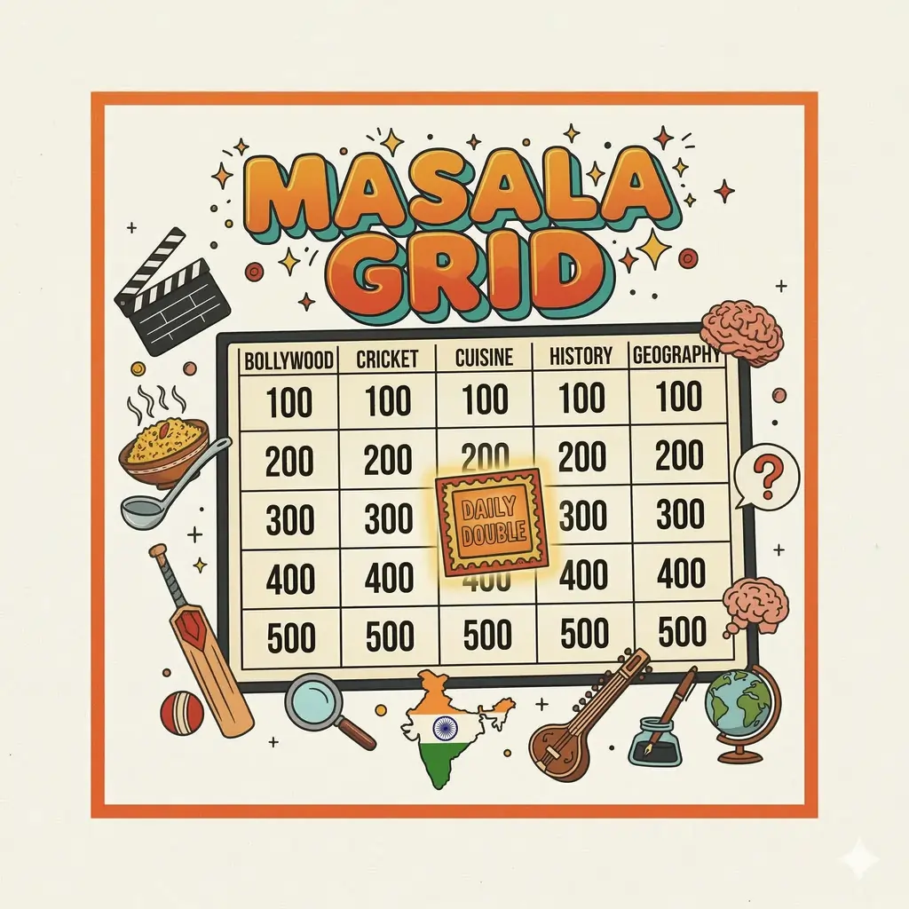 Masala Grid Game Preview